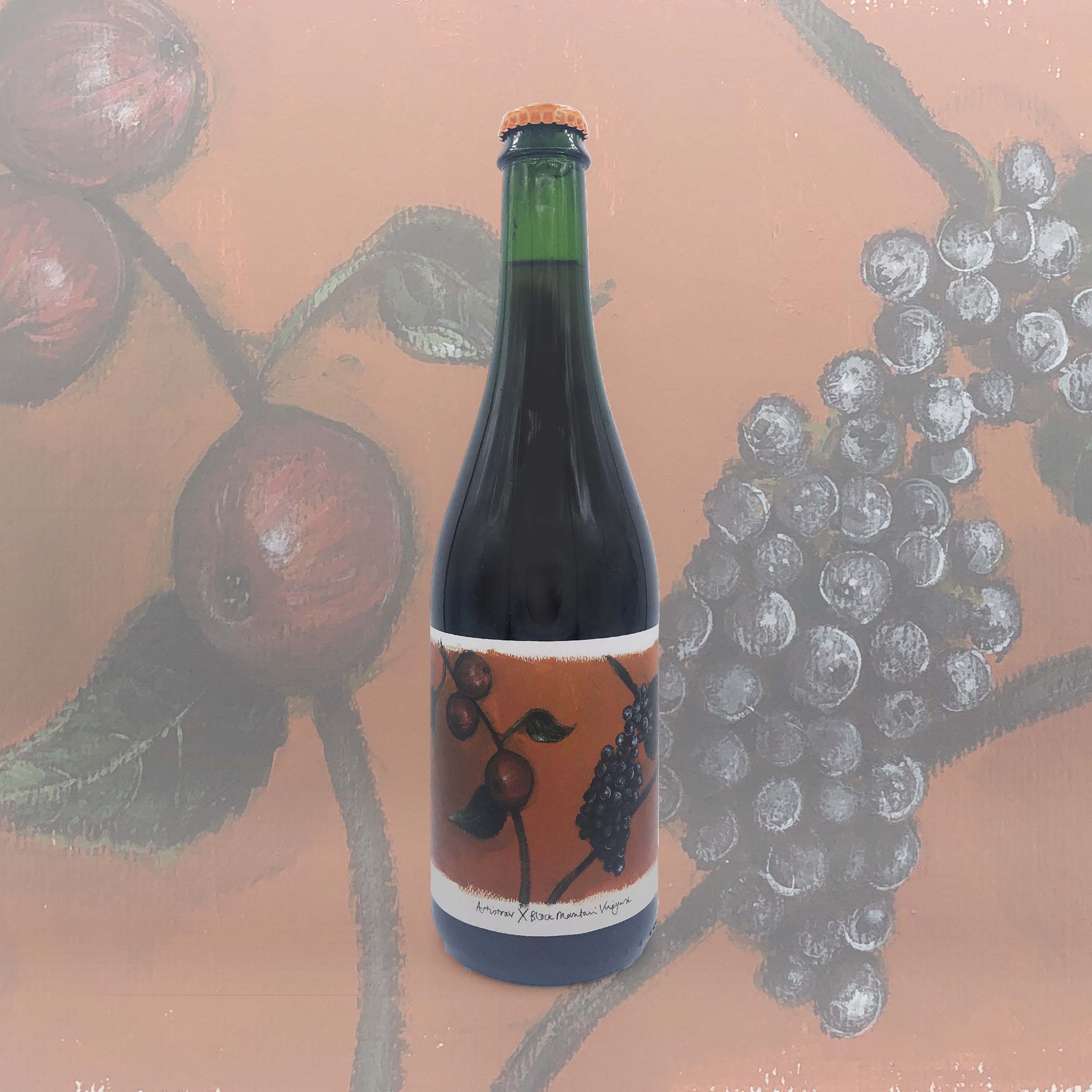 Artistraw Cider Grape skin contact cider (Artistraw X Black Mountain Cider)- Full case - Artistraw Cider